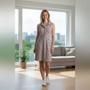 Tee 2 Sea rope chain nautical resort golf dress sz XS